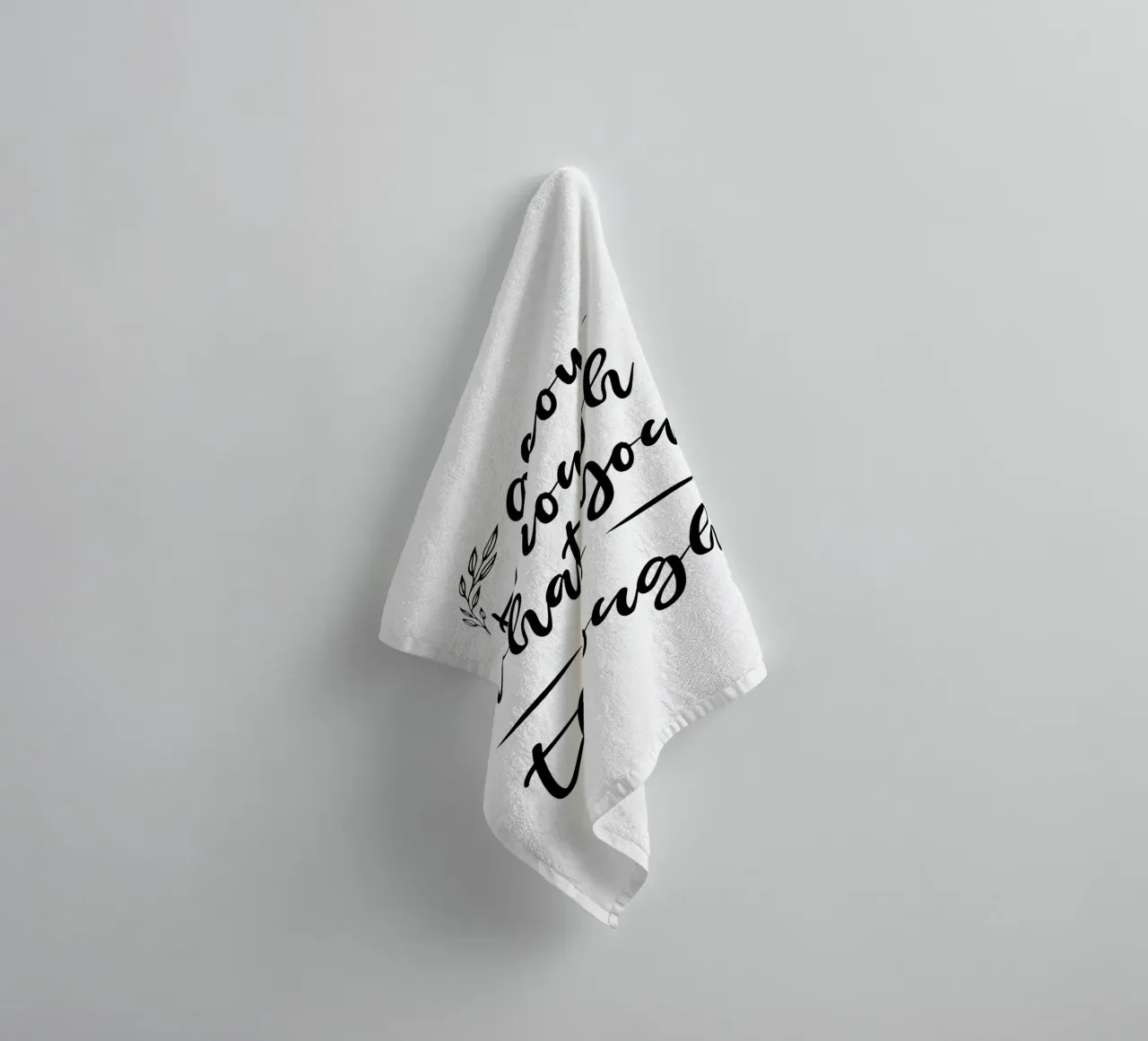 Grow Through What You Go Through towel by Shark Printables