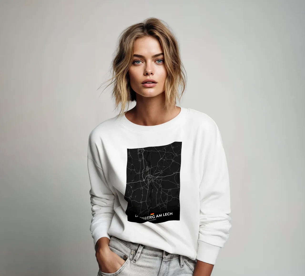 kaart sweatshirt van Christopher Adams