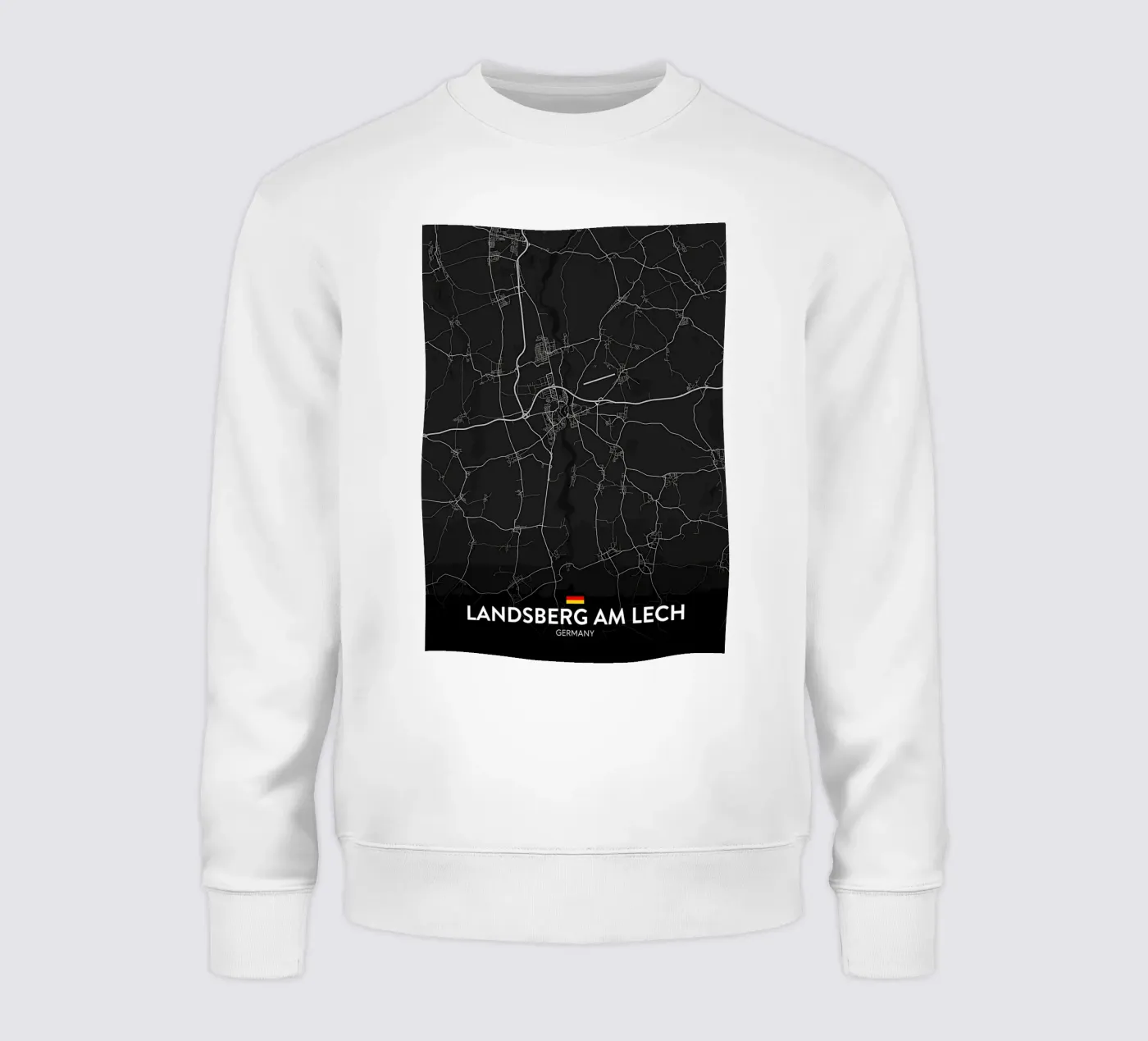 Karte Sweatshirt von Christopher Adams