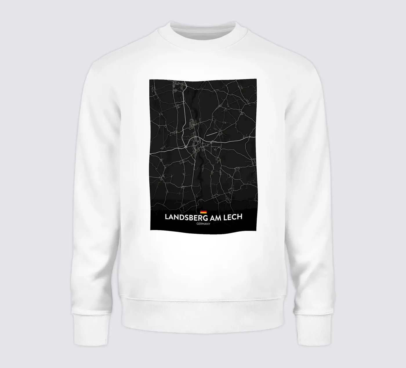 Karte Sweatshirt von Christopher Adams
