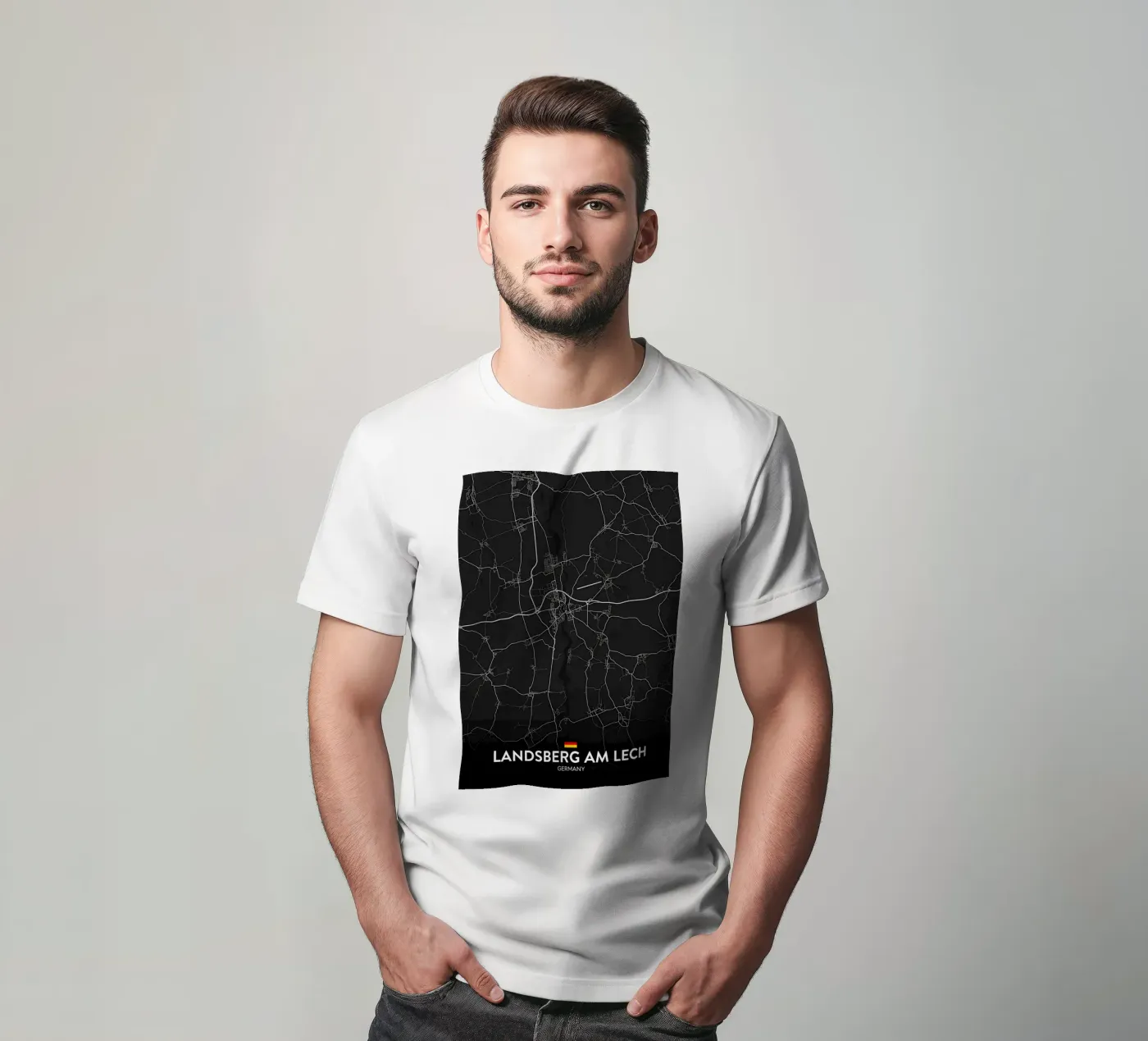 kaart t-shirt van Christopher Adams