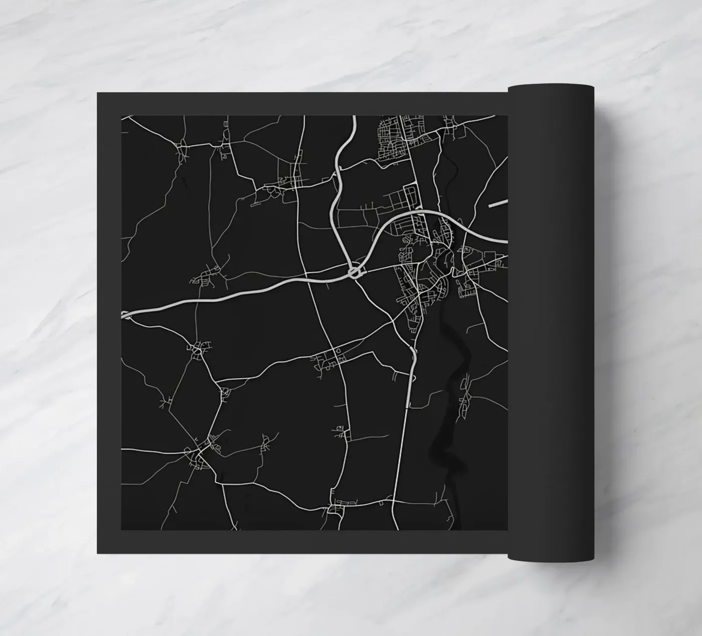 Karte Fußmatte von Christopher Adams