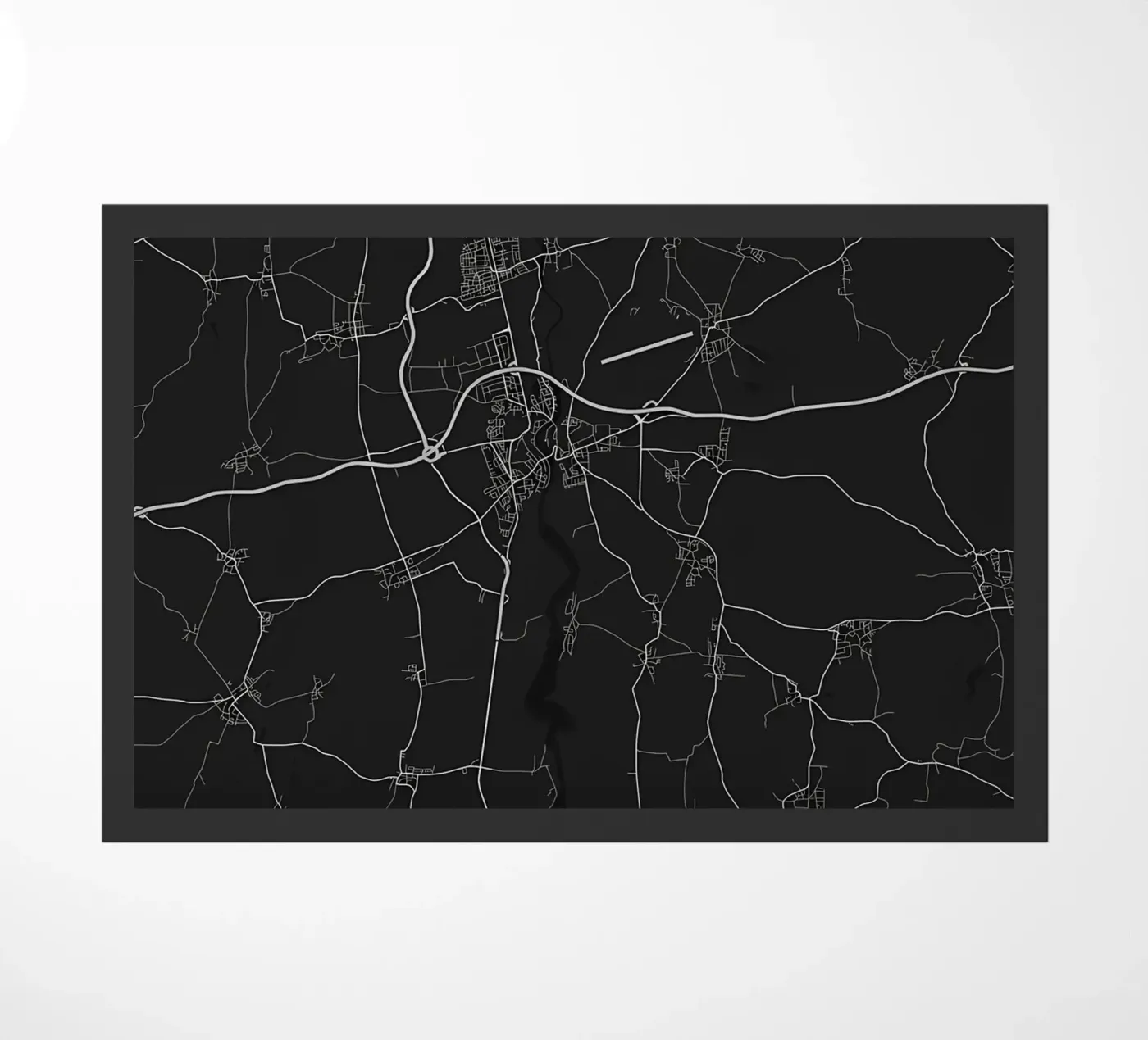 Karte Fußmatte von Christopher Adams