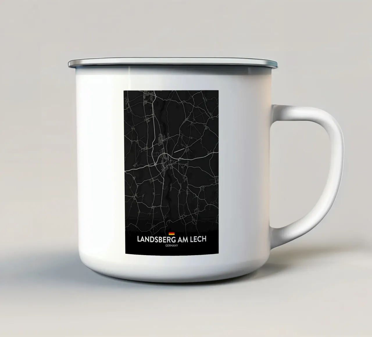 mappa tazza in smalto da Christopher Adams