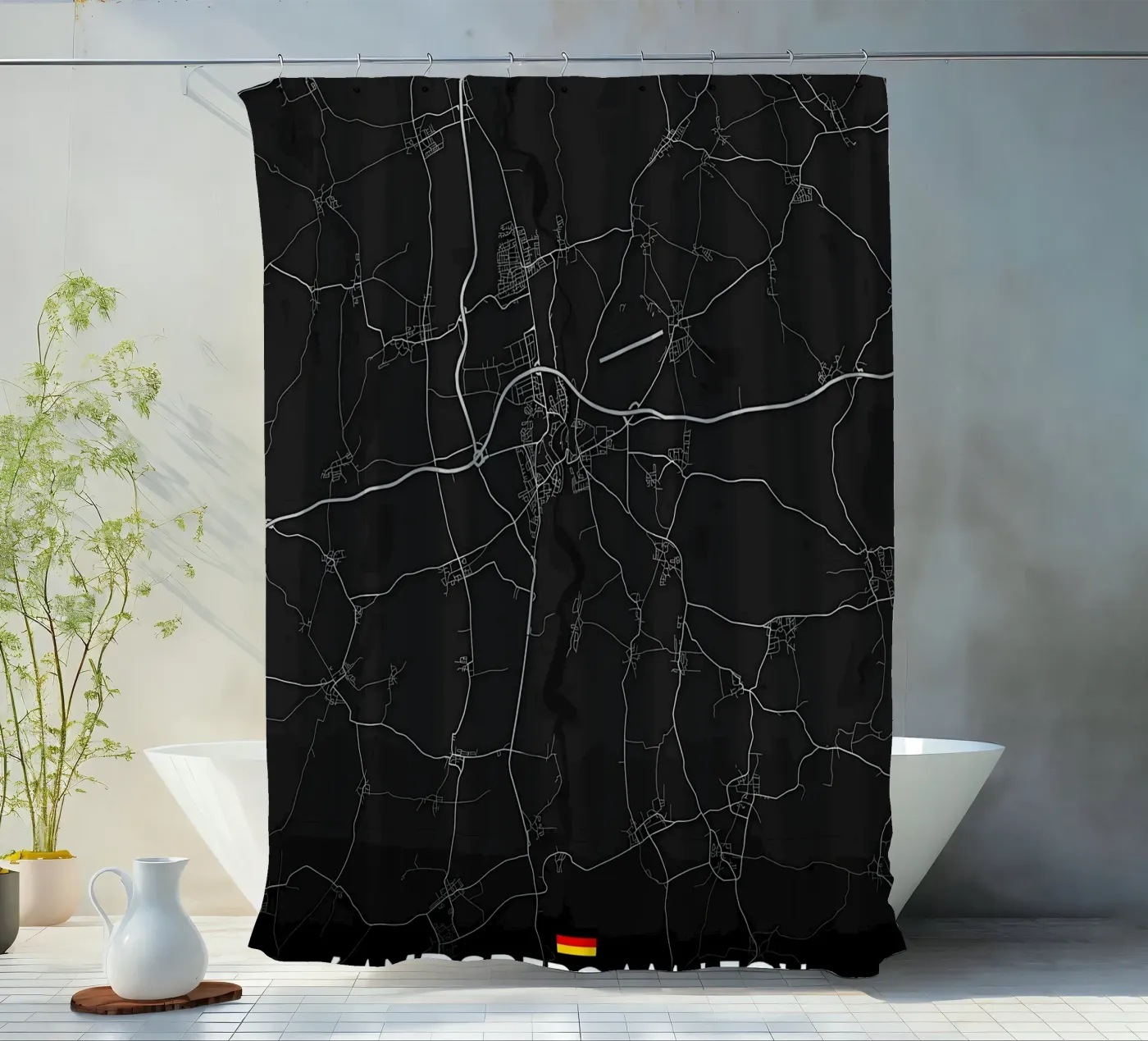 mappa tenda da doccia da Christopher Adams