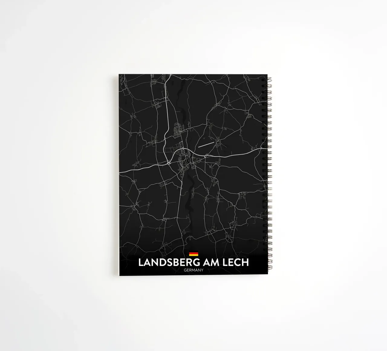 map spiral notebook by Christopher Adams
