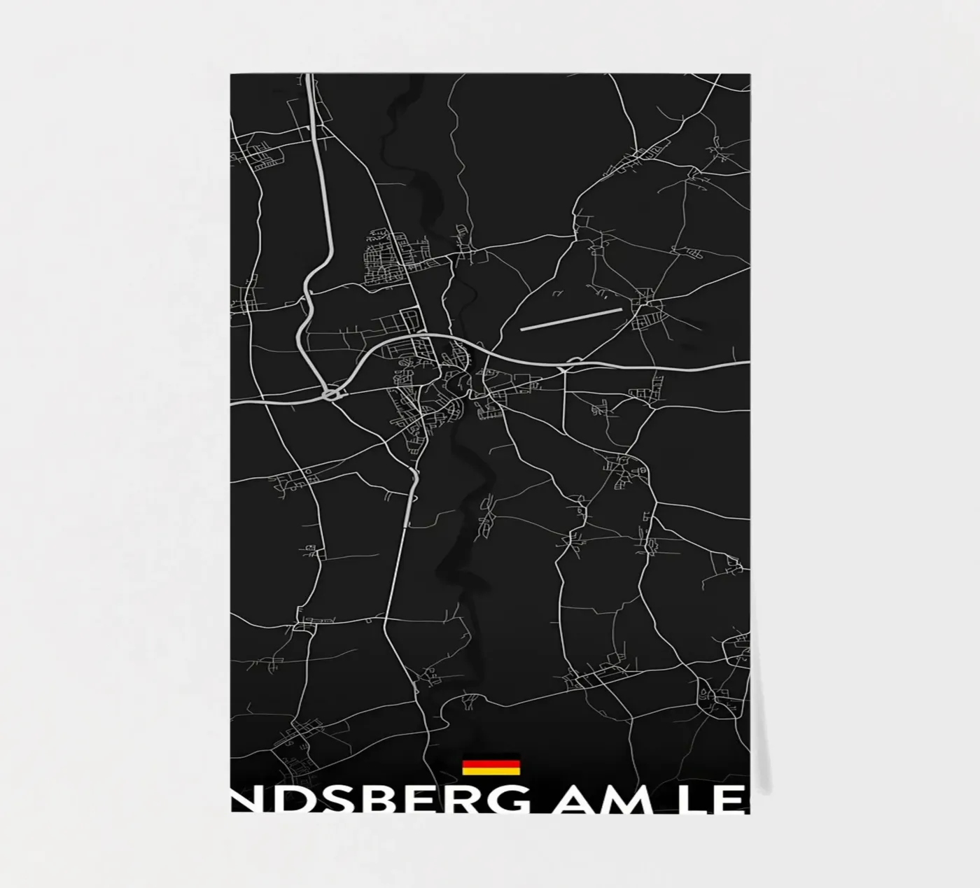 map Stickerbogen von Christopher Adams