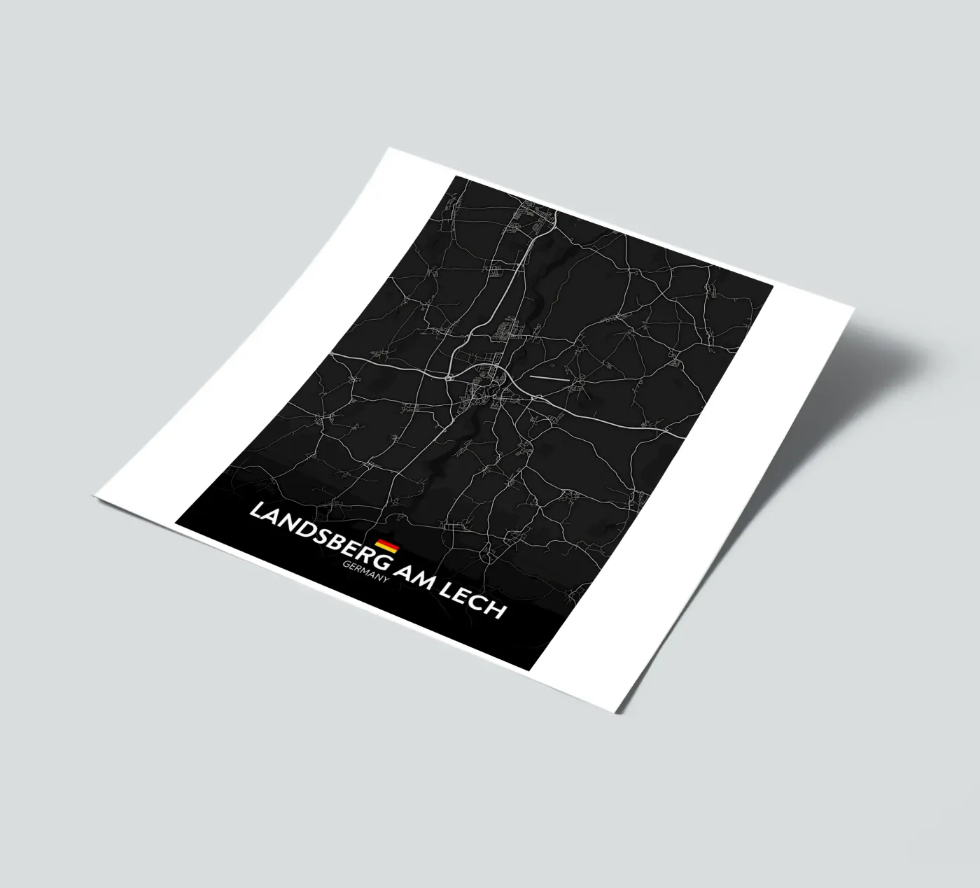 map Stickerbogen von Christopher Adams