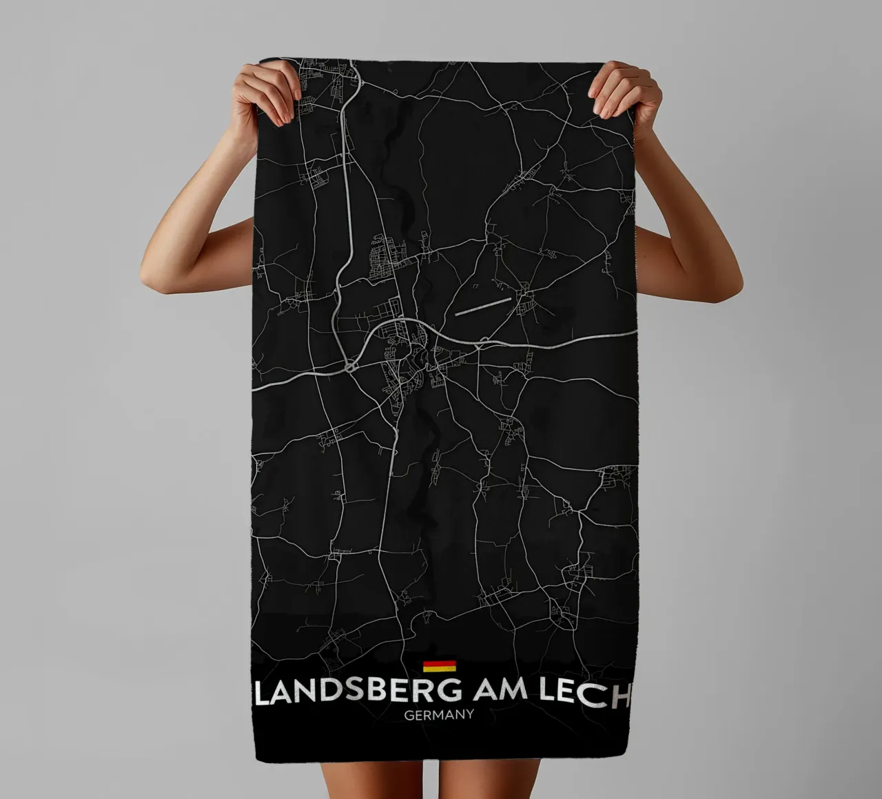 map towel by Christopher Adams