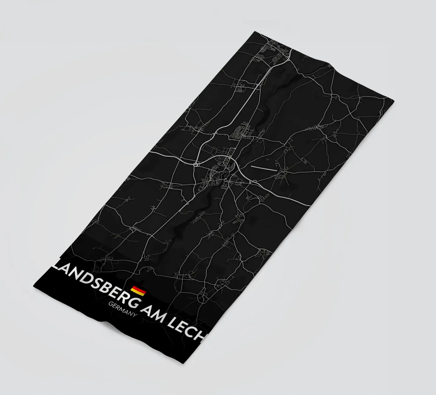 Karte Strandtuch von Christopher Adams