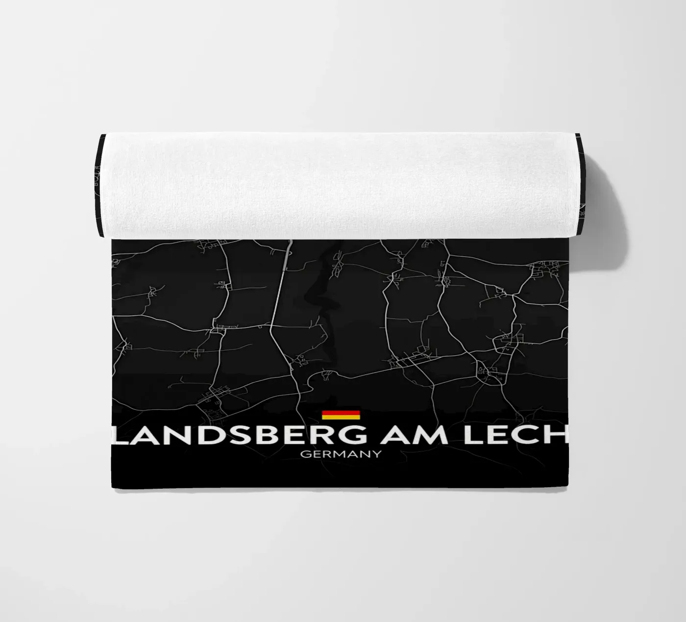 Karte Strandtuch von Christopher Adams