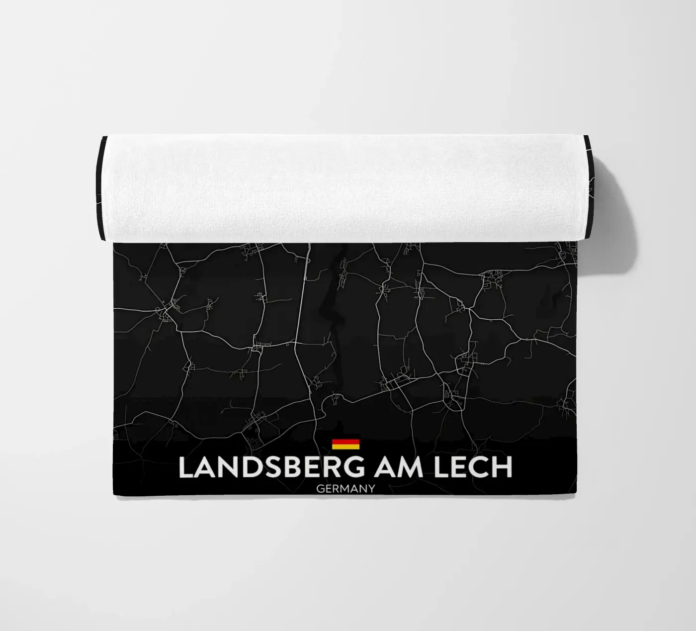 Karte Strandtuch von Christopher Adams