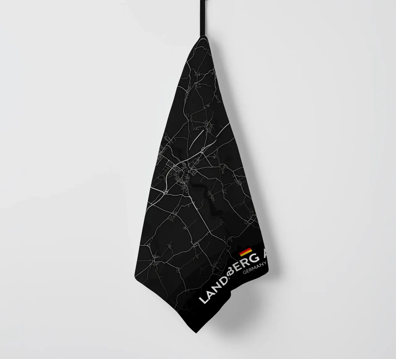 Karte Geschirrtuch von Christopher Adams