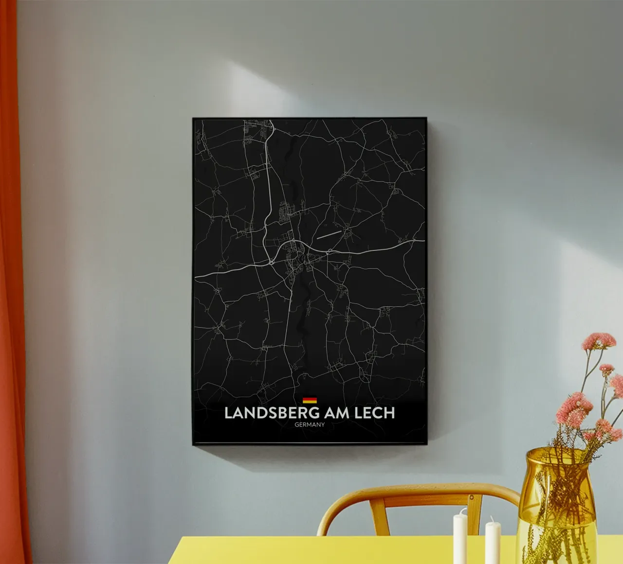 mappa plexiglass da Christopher Adams