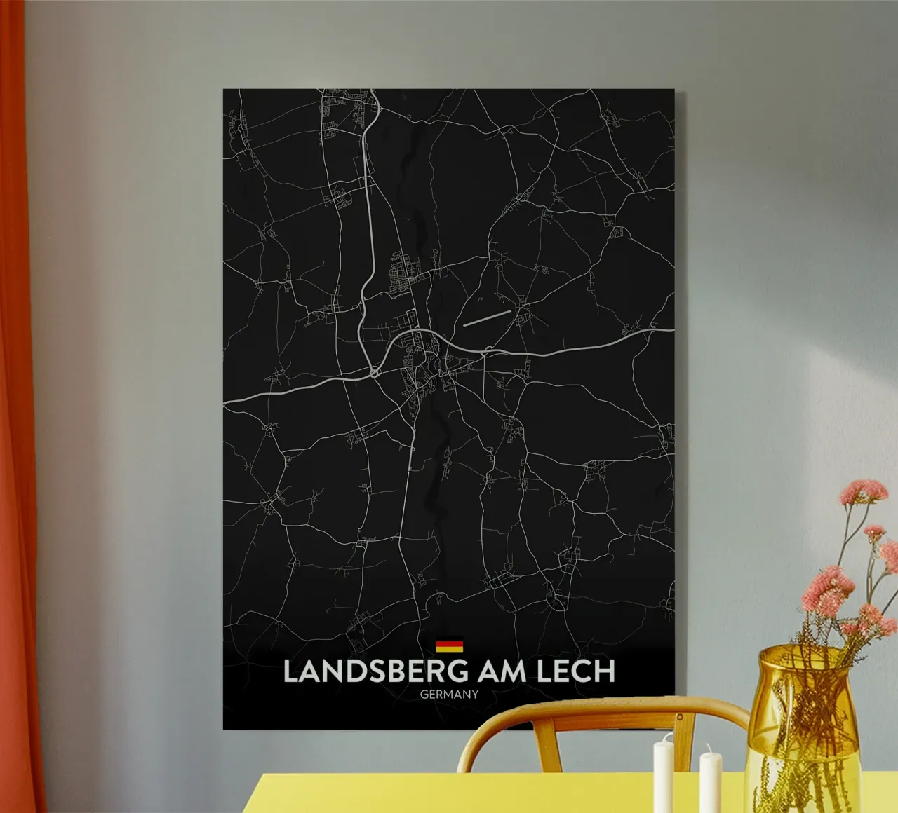 mappa plexiglass da Christopher Adams