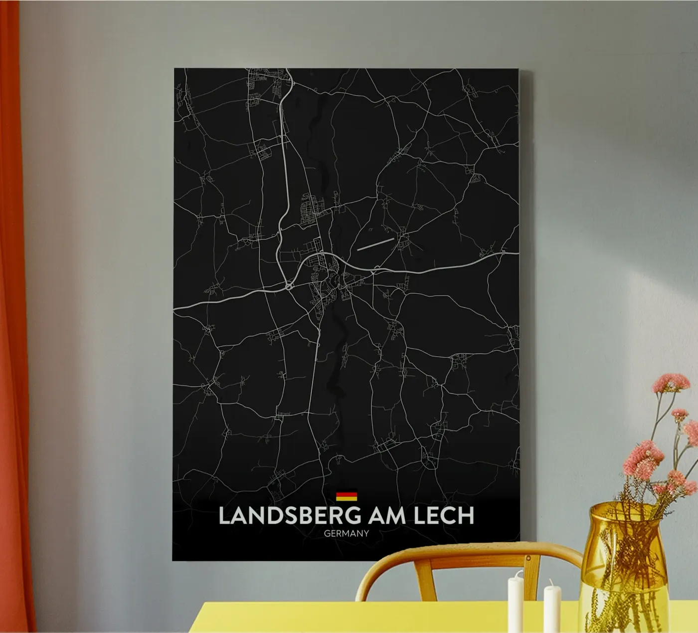 mappa tela da Christopher Adams