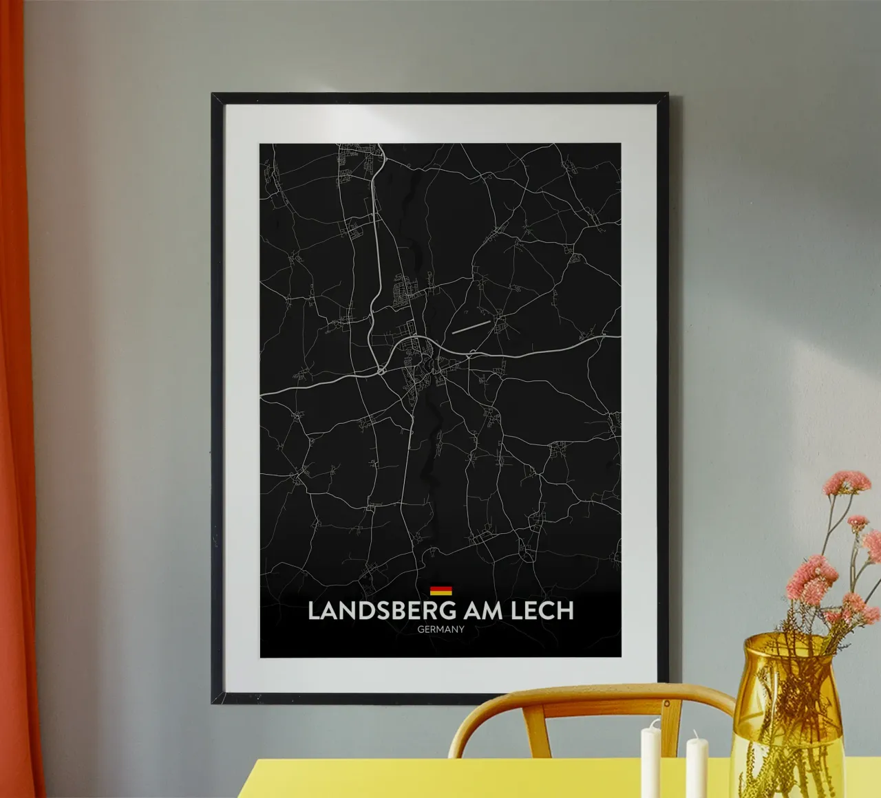 Karte Poster von Christopher Adams