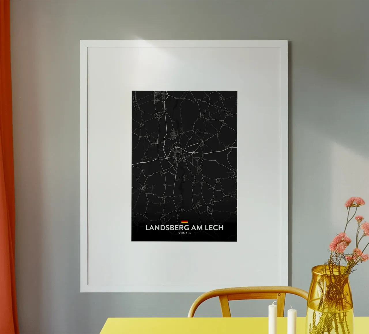 Karte Poster von Christopher Adams