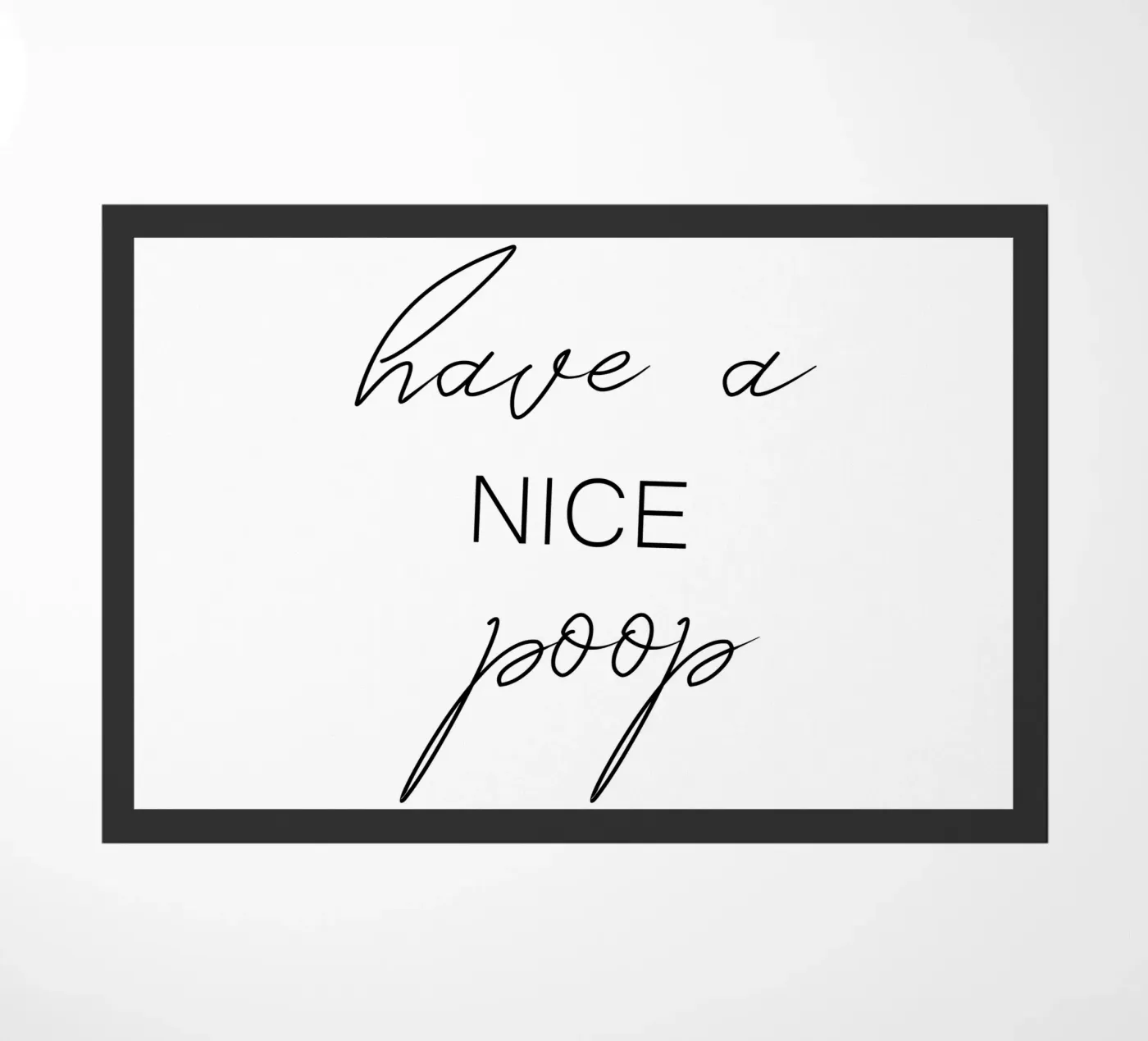 Buona cacca zerbino da Shark Printables