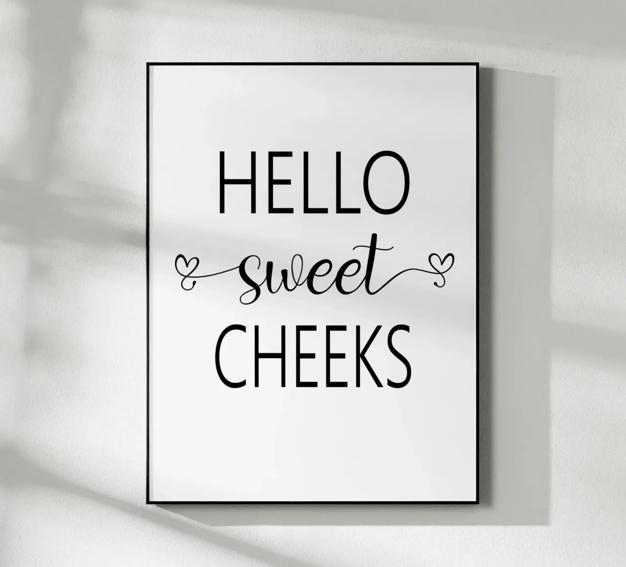 Ciao Guance Dolci plexiglass da Shark Printables