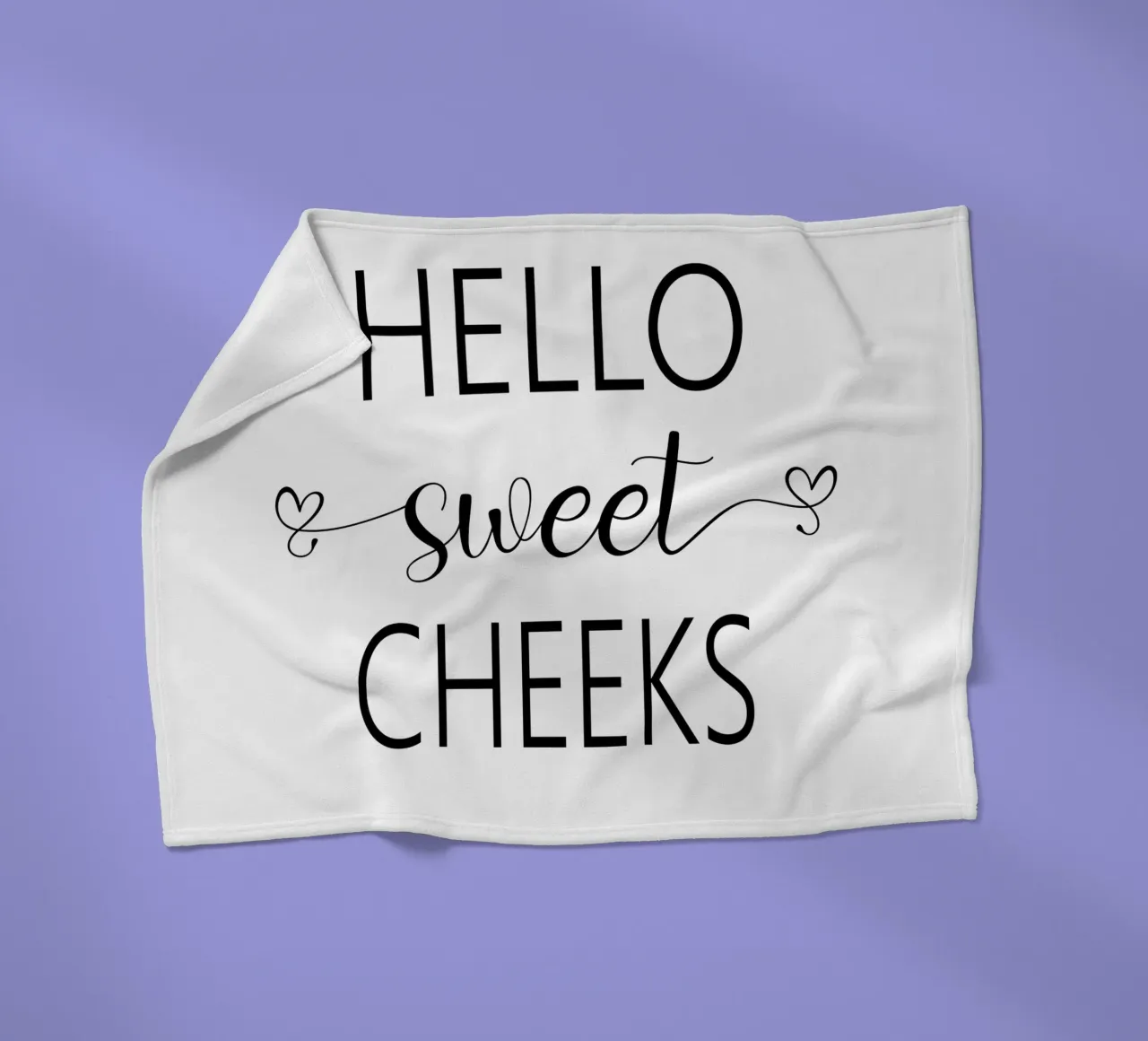 Ciao Guance Dolci coperta in pile da Shark Printables