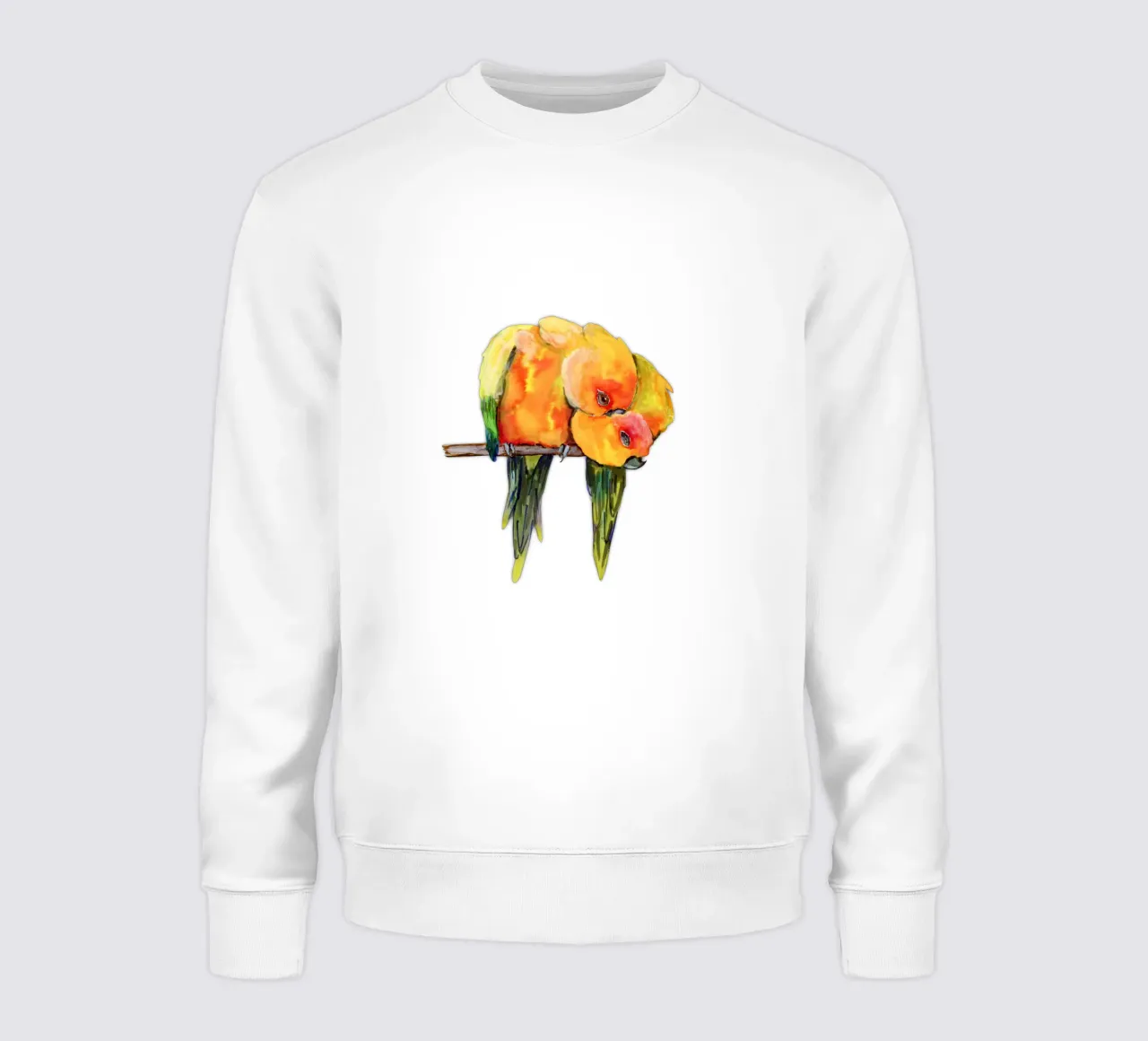 Dos conuros sol acurrucados sudadera de BwiseLizzy