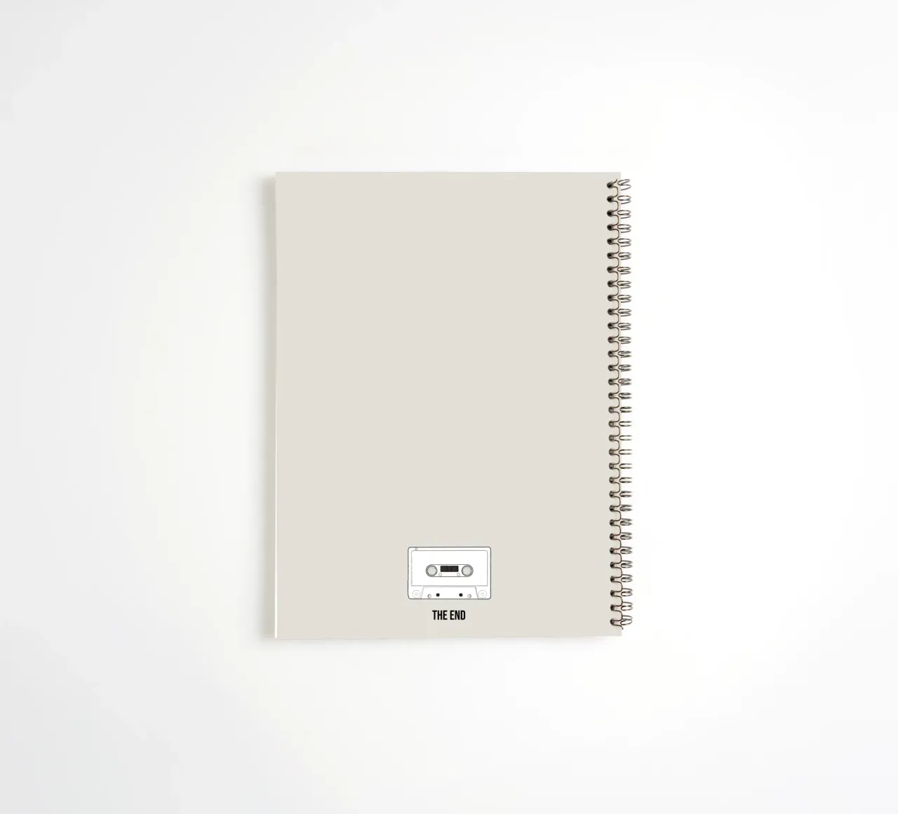 Cassette de música cuaderno de espiral de Face & Content