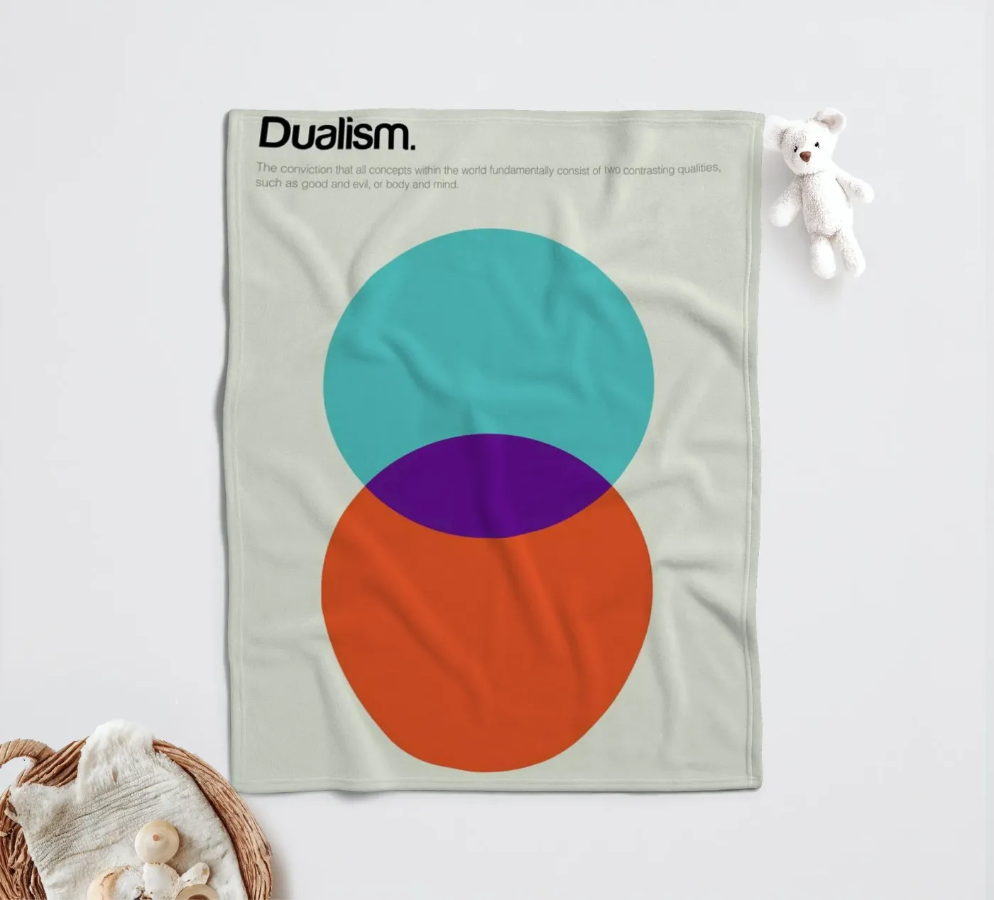 Dualism coperta in pile da Genís Carreras