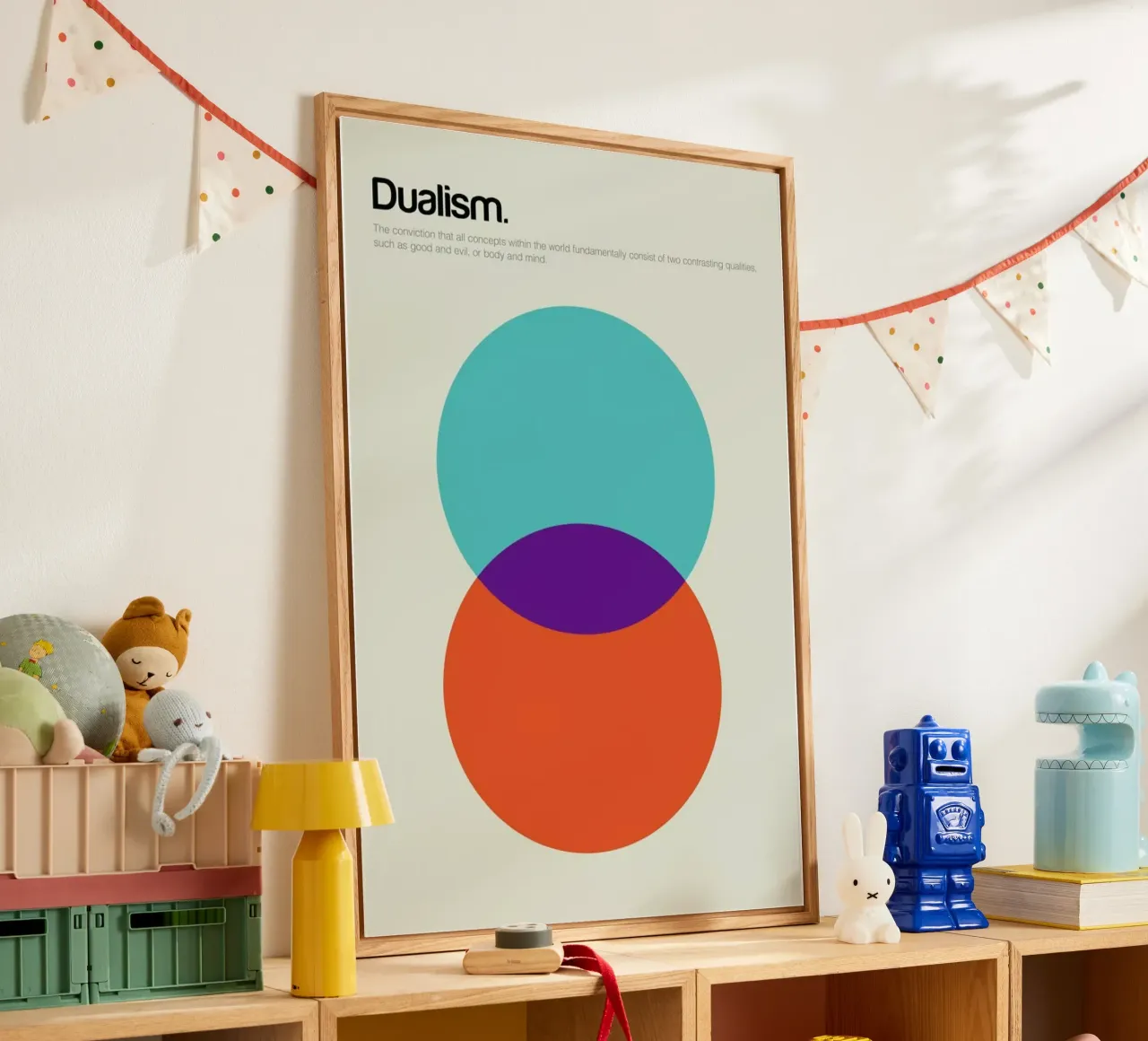 Dualism acryl van Genís Carreras