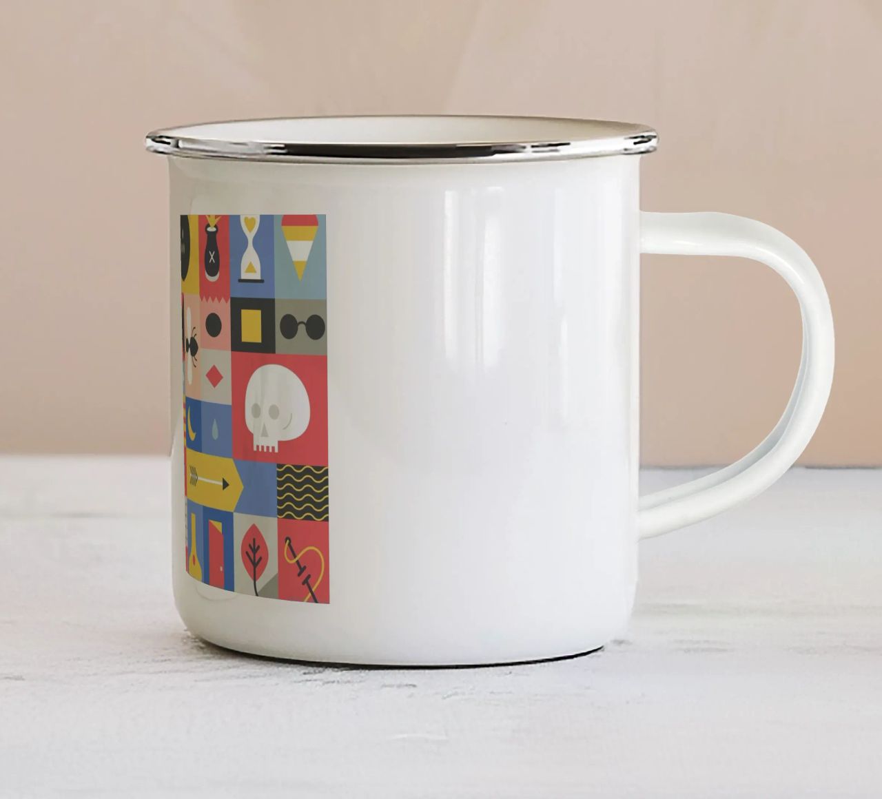 Lost tazza in smalto da Tyler Dale