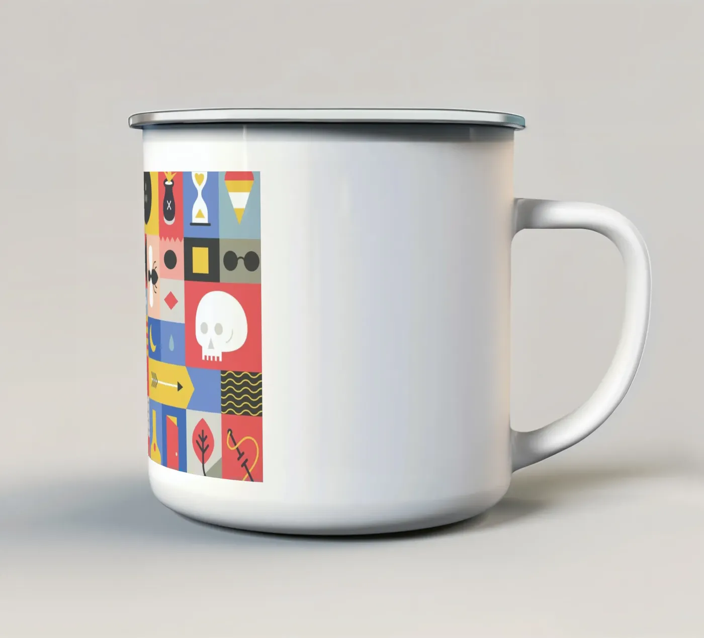 Lost enamel mug by Tyler Dale