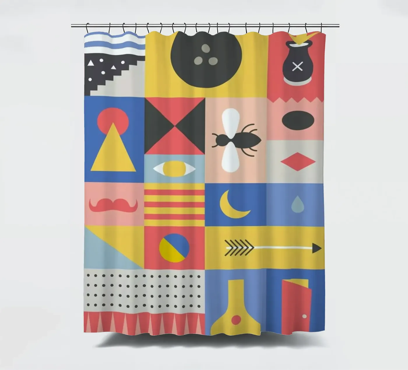 Lost douchegordijn van Tyler Dale