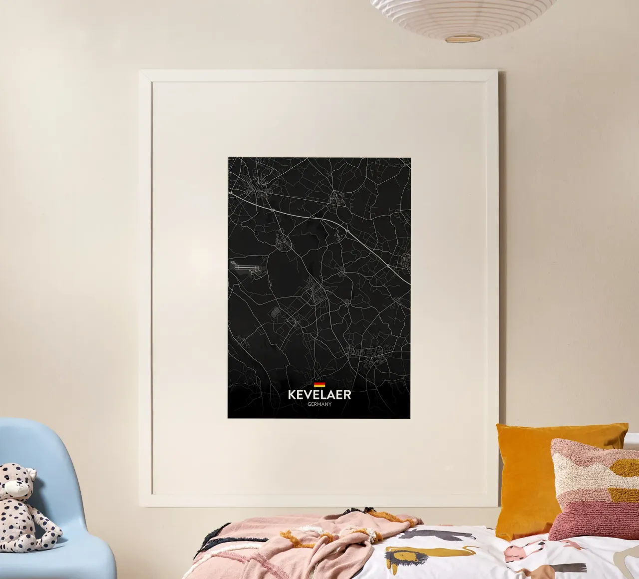 Kevelaer DE poster con telaio in plastica da Christopher Adams