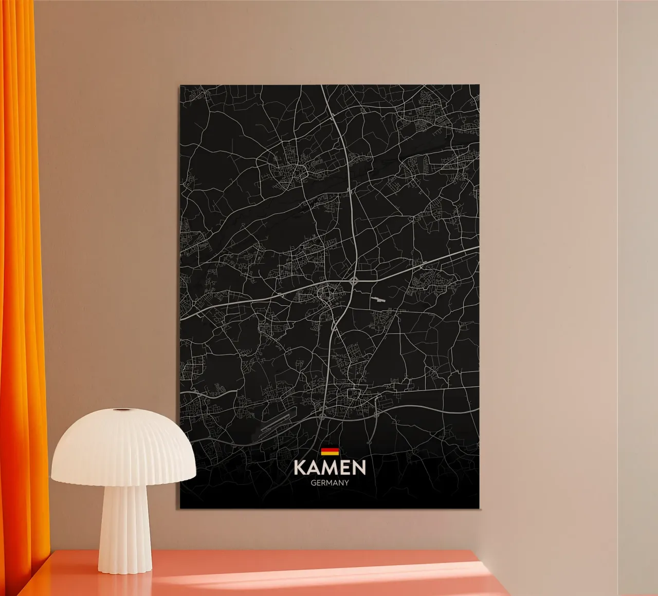 Kamen DE poster con telaio in plastica da Christopher Adams