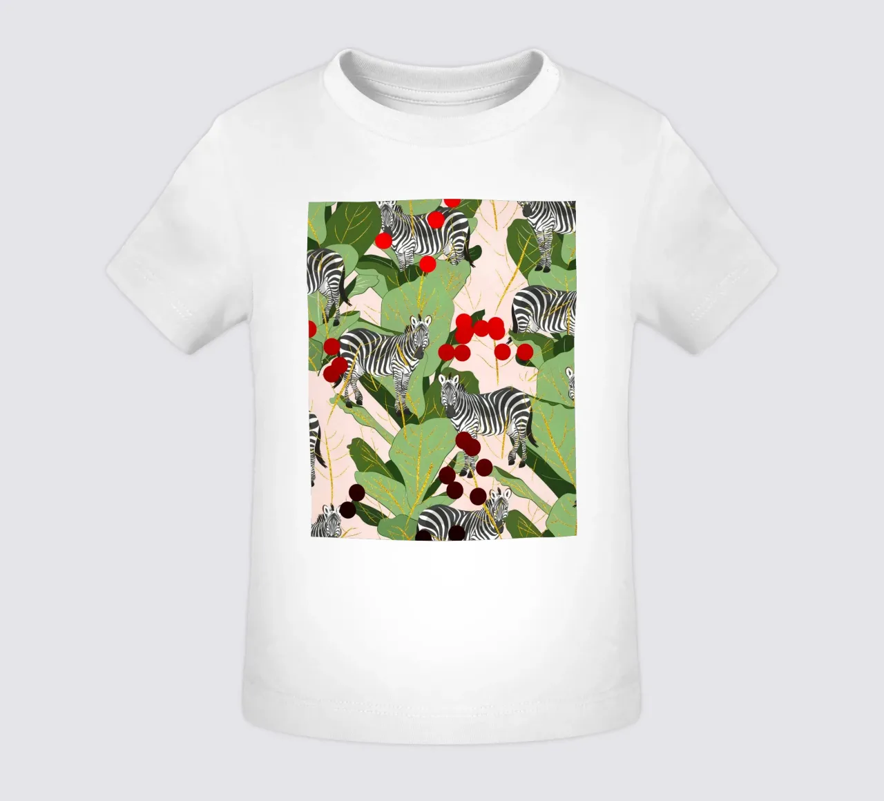 Zebra Harem Foresta Natura Jungla maglietta neonato da 83oranges