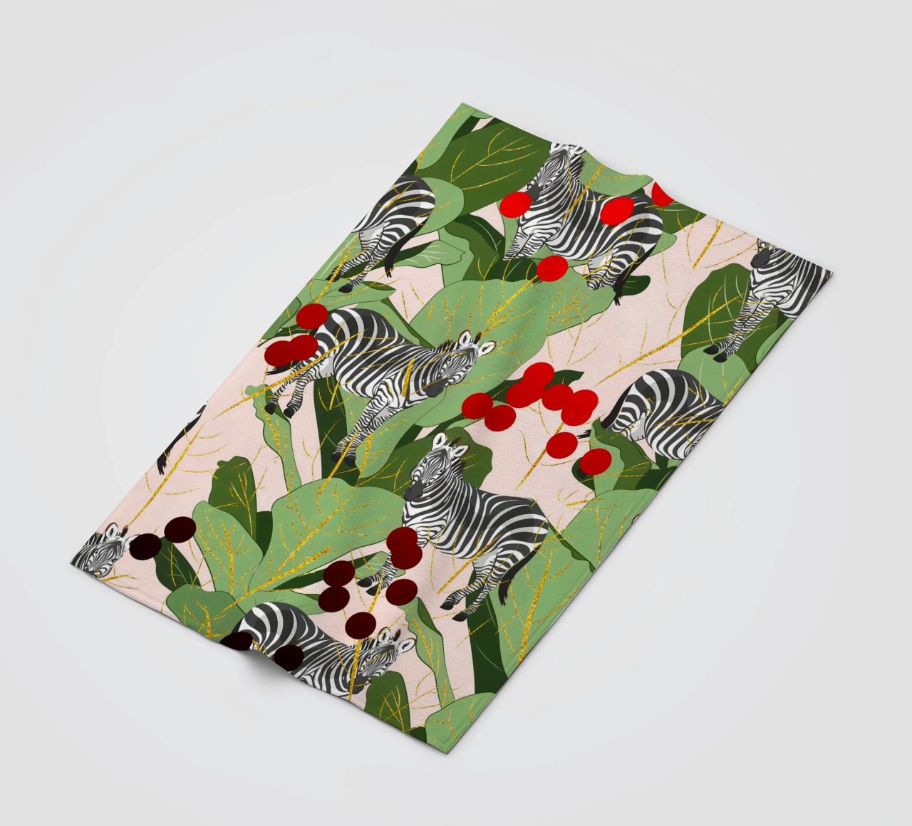 Zebra Harem Foresta Natura Jungla coperta in pile da 83oranges
