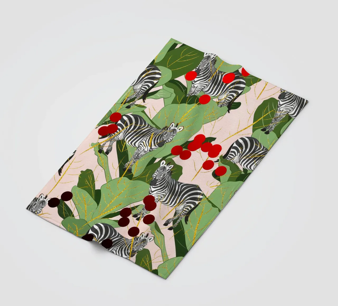 Zebra Harem Foresta Natura Jungla coperta in pile da 83oranges
