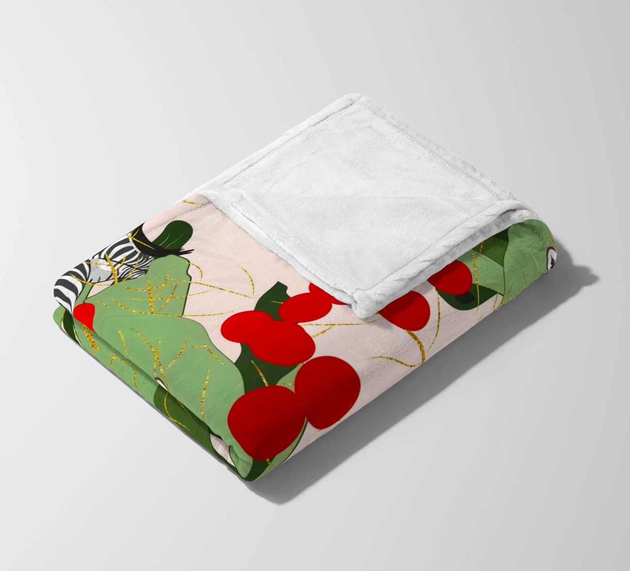 Zebra Harem Foresta Natura Jungla coperta in pile da 83oranges