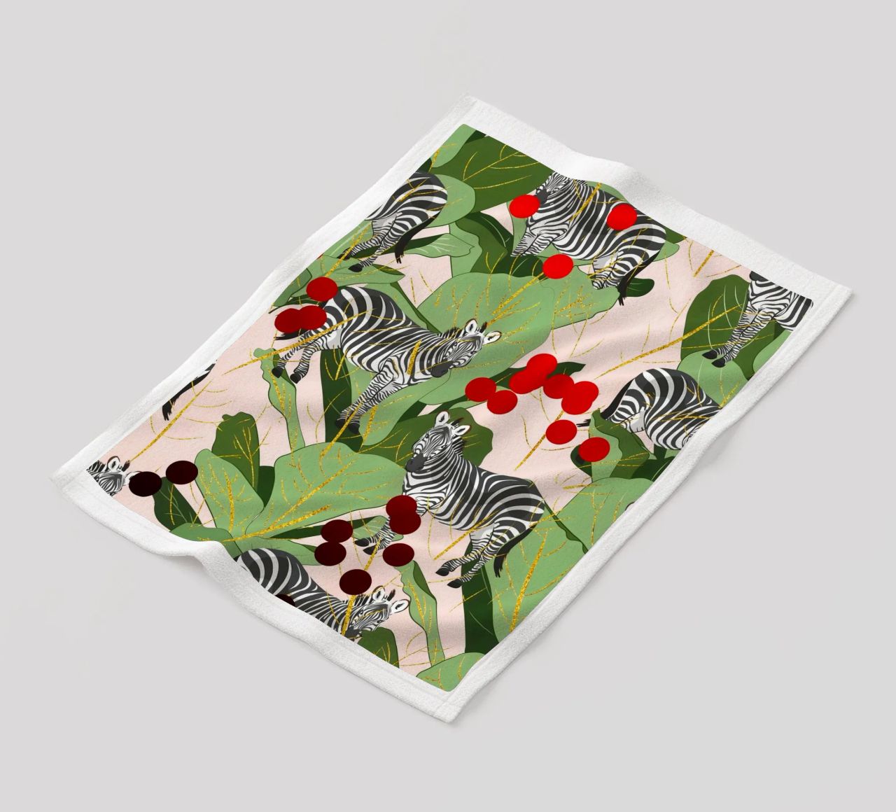 Zebra Harem Foresta Natura Jungla coperta in pile da 83oranges