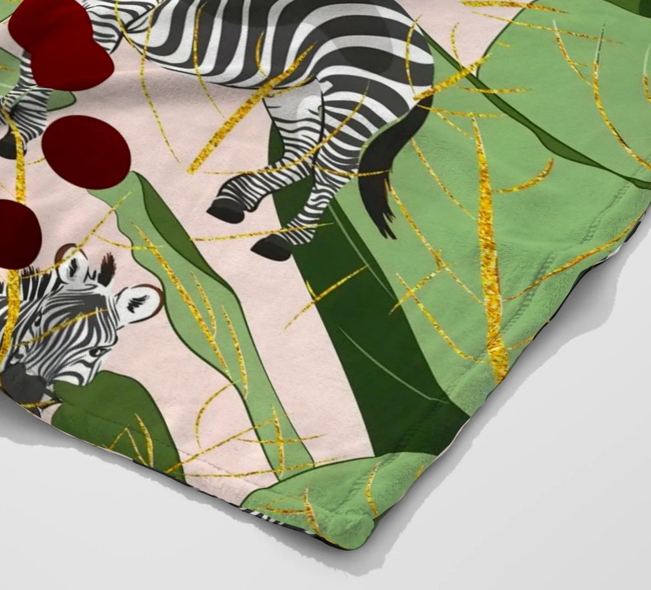 Zebra Harem Foresta Natura Jungla coperta in pile da 83oranges