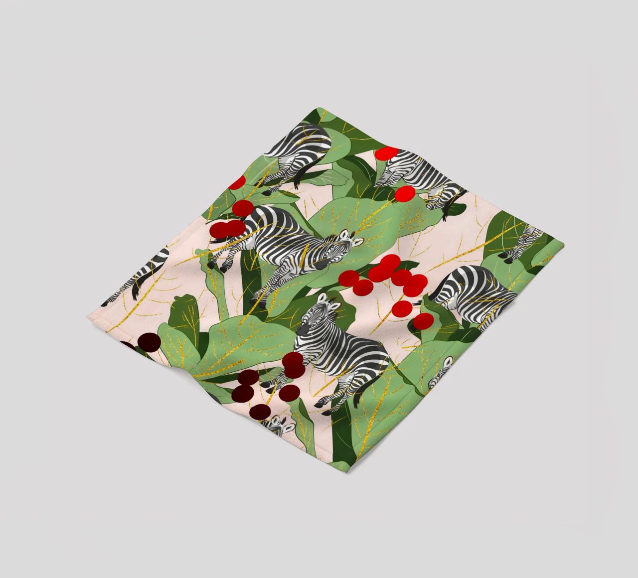 Zebra Harem Foresta Natura Jungla coperta in pile da 83oranges