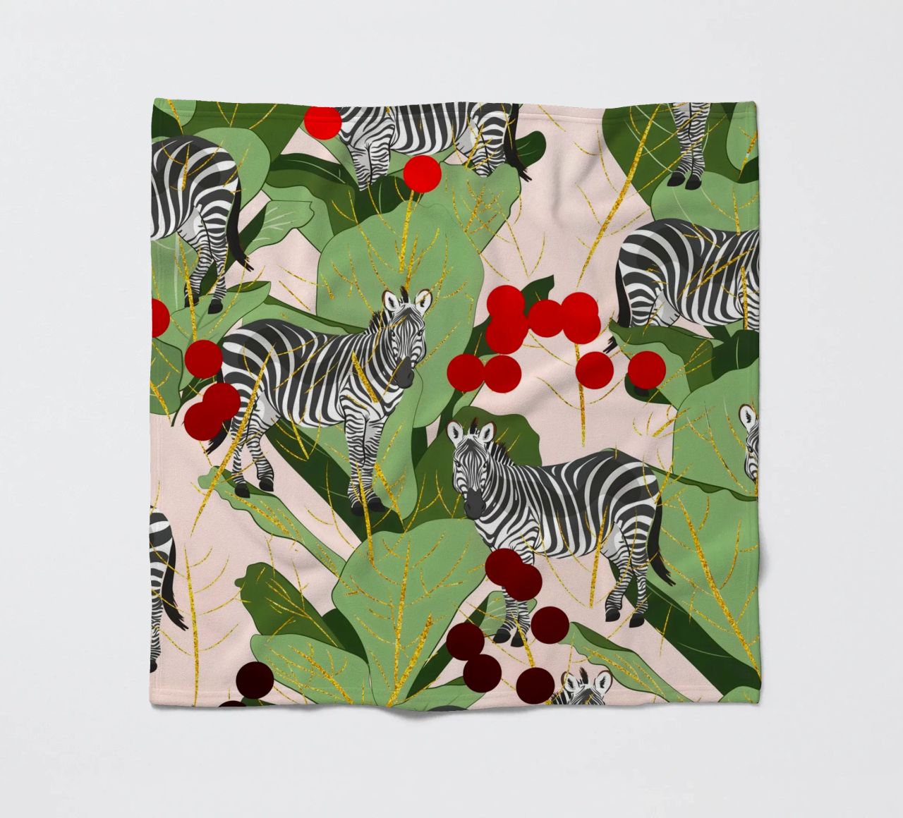 Zebra Harem Foresta Natura Jungla coperta in pile da 83oranges