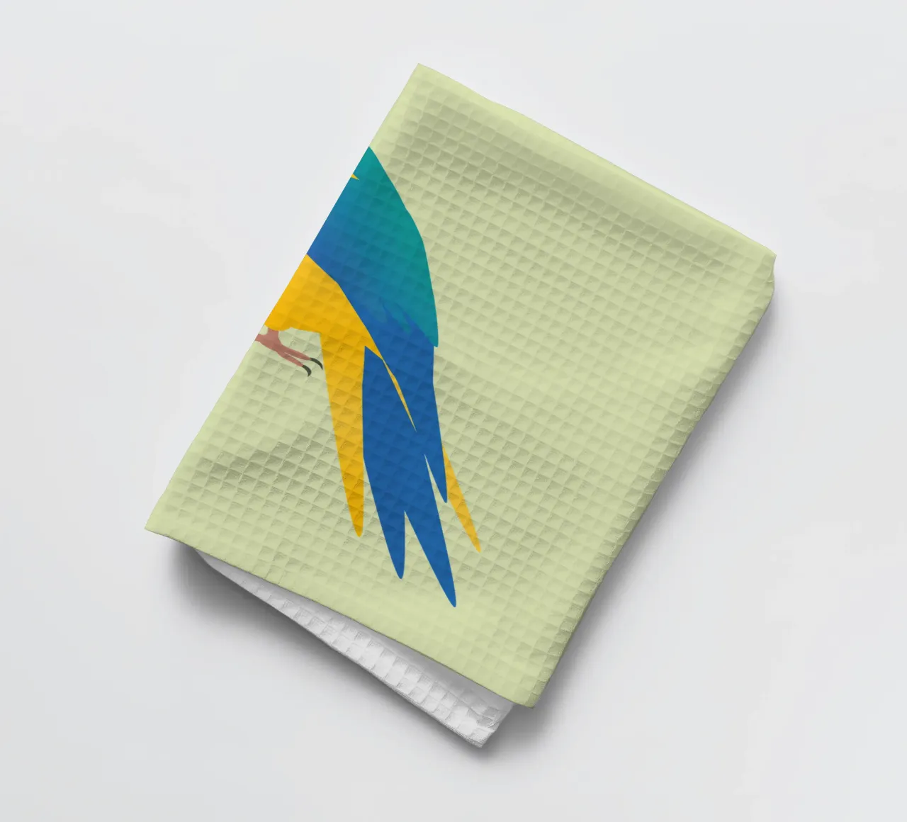 Drôle d'ara bleu et jaune torchon de BwiseLizzy