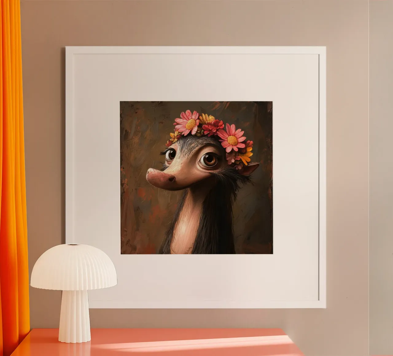 Formichiere giocoso e sciocco dei cartoni animati poster da Funny Animals