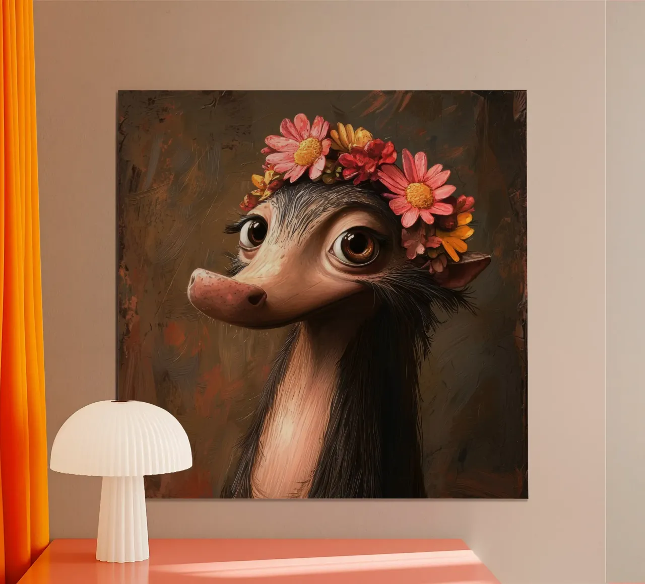 Formichiere giocoso e sciocco dei cartoni animati poster da Funny Animals