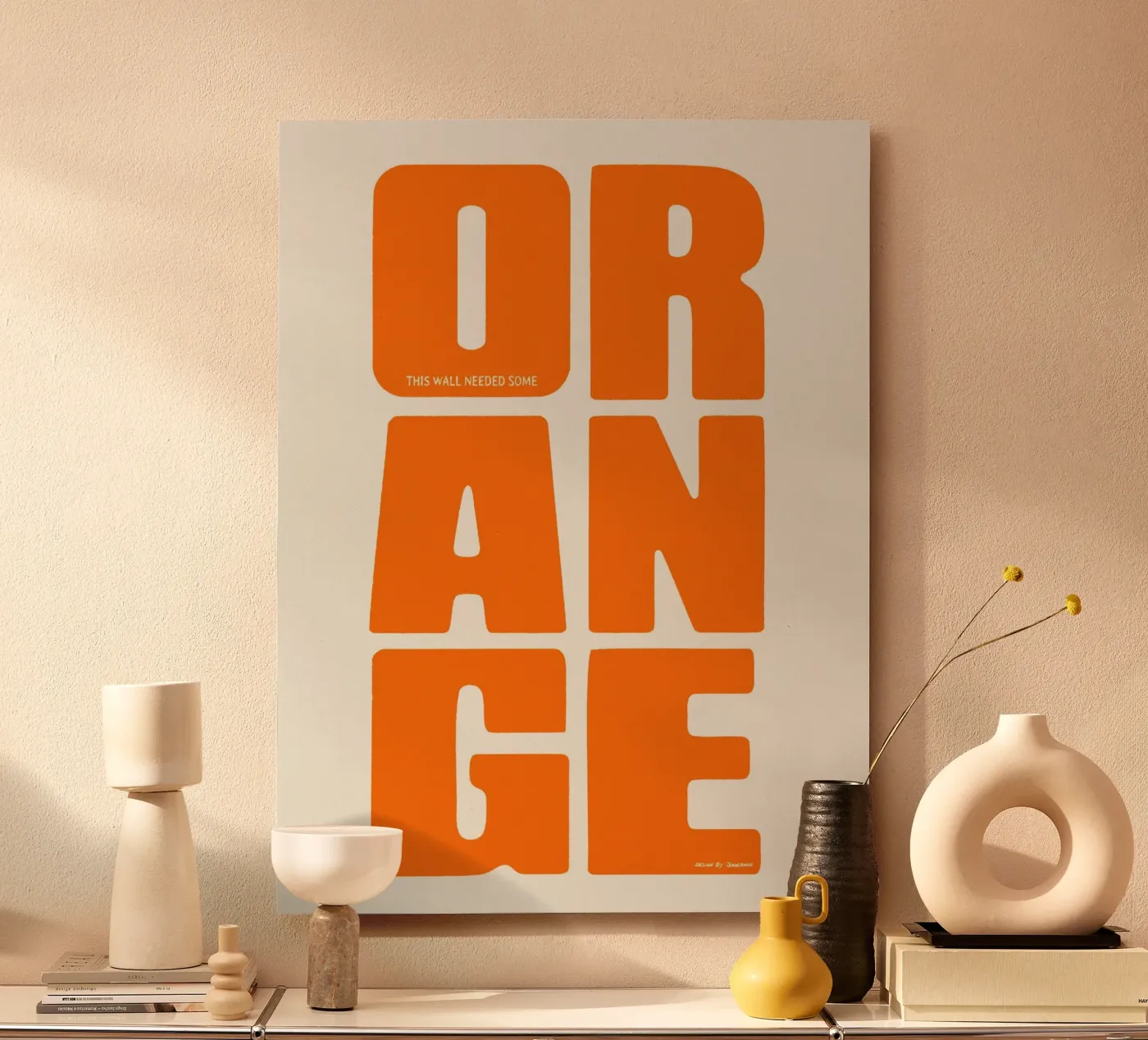 Orange forex plate by Jonas Loose