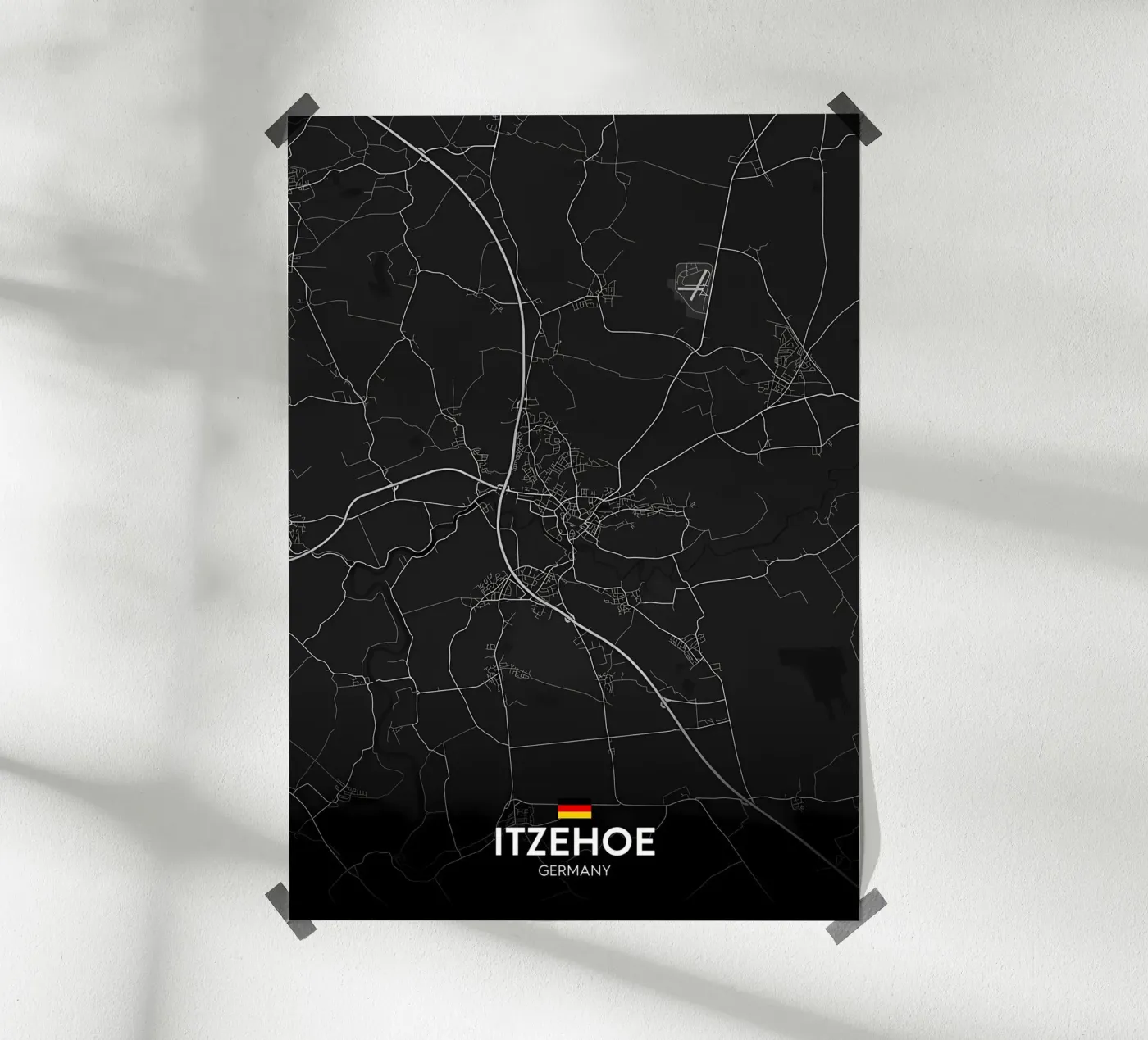 Itzehoe DE poster by Christopher Adams