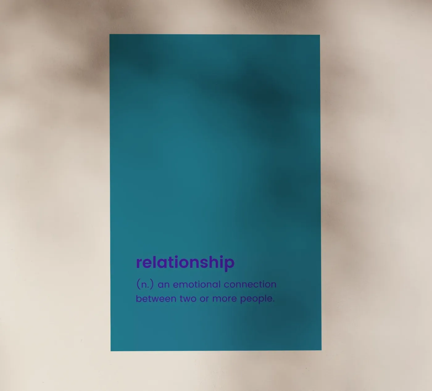 Relationship pellicola backlit da Studio One