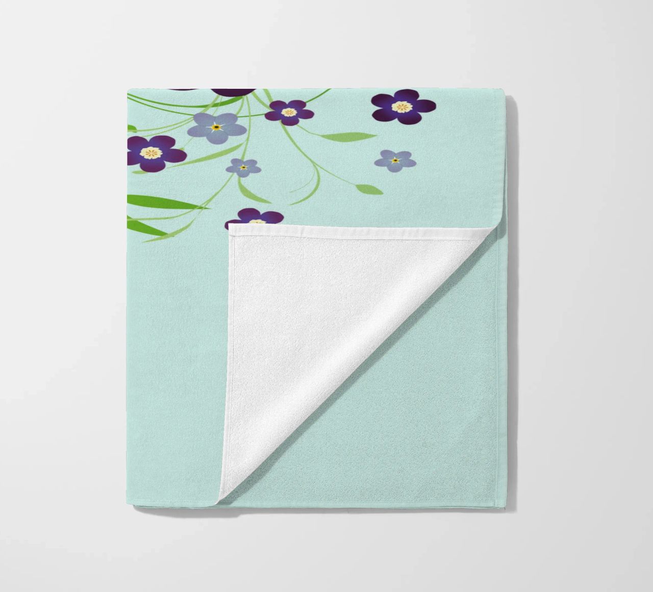 Pavone con fiori telo mare da BwiseLizzy