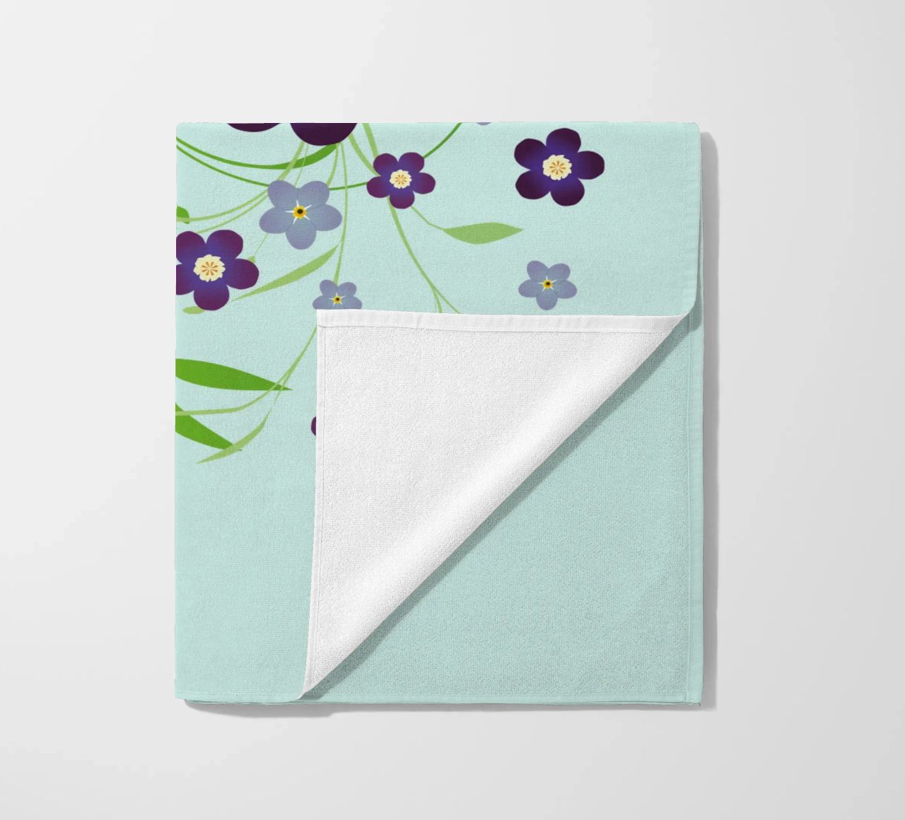 Pavone con fiori telo mare da BwiseLizzy